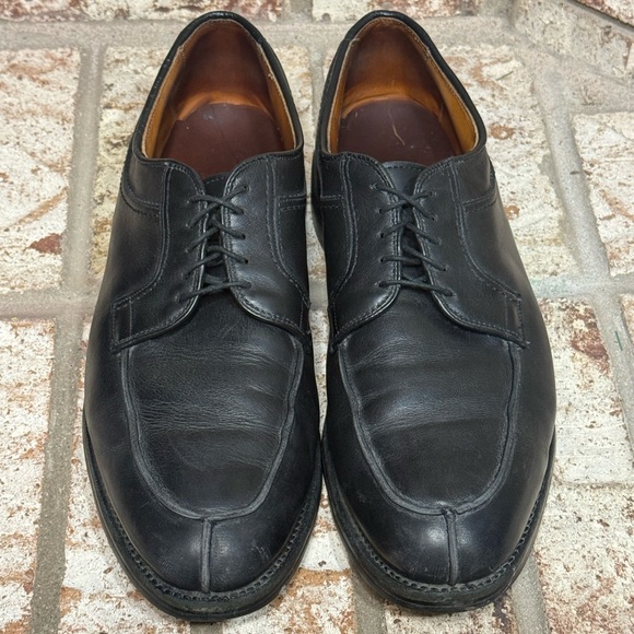 Allen Edmonds Stockbridge Black Leather Men's Dress Shoes Lace up 11.5 - Picture 3 of 8